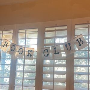 Homemade Book Club Banner